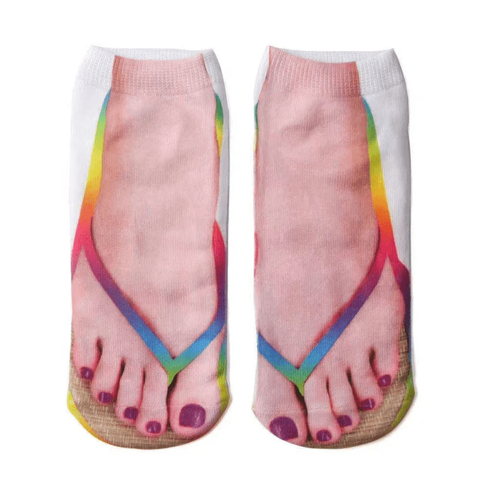 🤣Manicure Print Socks