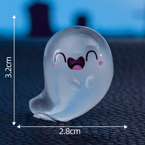 Halloween Mini Cute Ghost Glow in The Dark