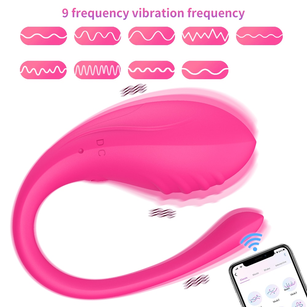 Female G-spot Wearable Vibrating Egg App Wireless Remote Masturbation Device - TD1087