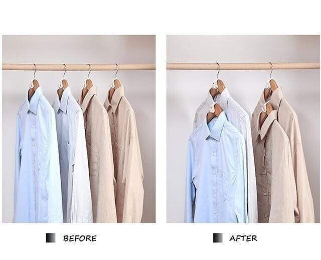 【🔥The 2022 The best closet helper】Space-Saving Clothes Hanger Connector Hooks