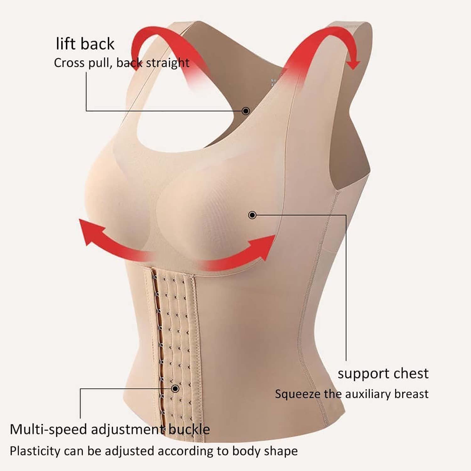 🔥(Last Day Promotion - 50% OFF) Women Reducing Girdle Posture Corrector Bra-BUY 2 FREE SHIPPING🔥