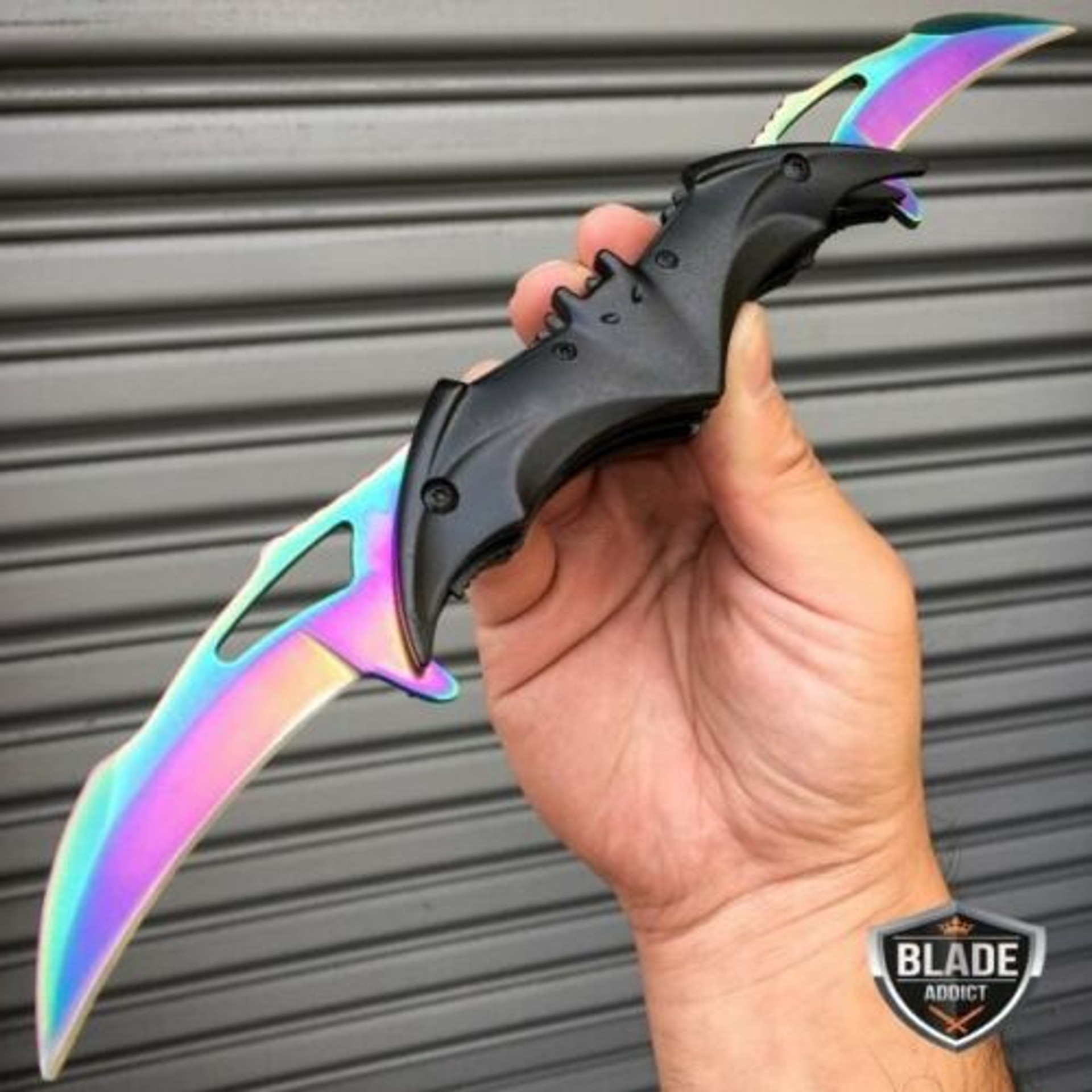 🎁Last Day Promotion- SAVE 70%🔥Bat Dual Blade Spring Assisted Pocket Knife-Buy 2 Free VIP Shipping