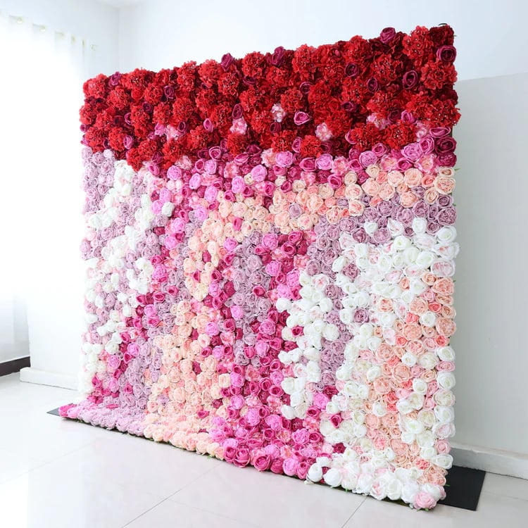 ✨This Week's Special Price🌸Handmade Roll-Up Fabric Flower Wall （Buy 2 Free Shipping）