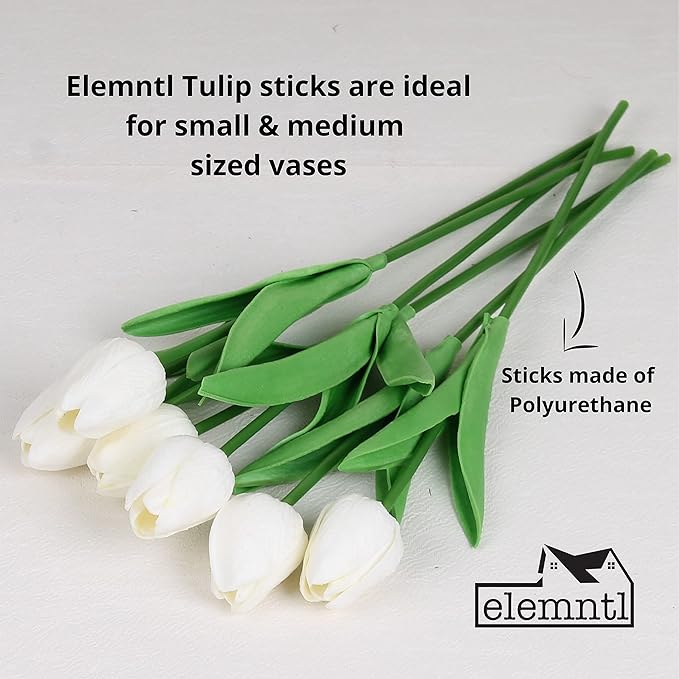 ✨This Week's Special Price $14.95💥UV Resistant Lifelike Artificial Tulips Flowers💐