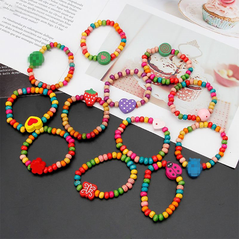 (🎅Hot Sale - SAVE 48% OFF)12Pcs/Set Colourful Wooden Bracelets🎉Buy 3 Get Free Shipping