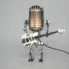 New Year's Sale🔥LAST DAY 70% OFF🎁Vintage Metal Microphone Robot Desk Lamp🎸