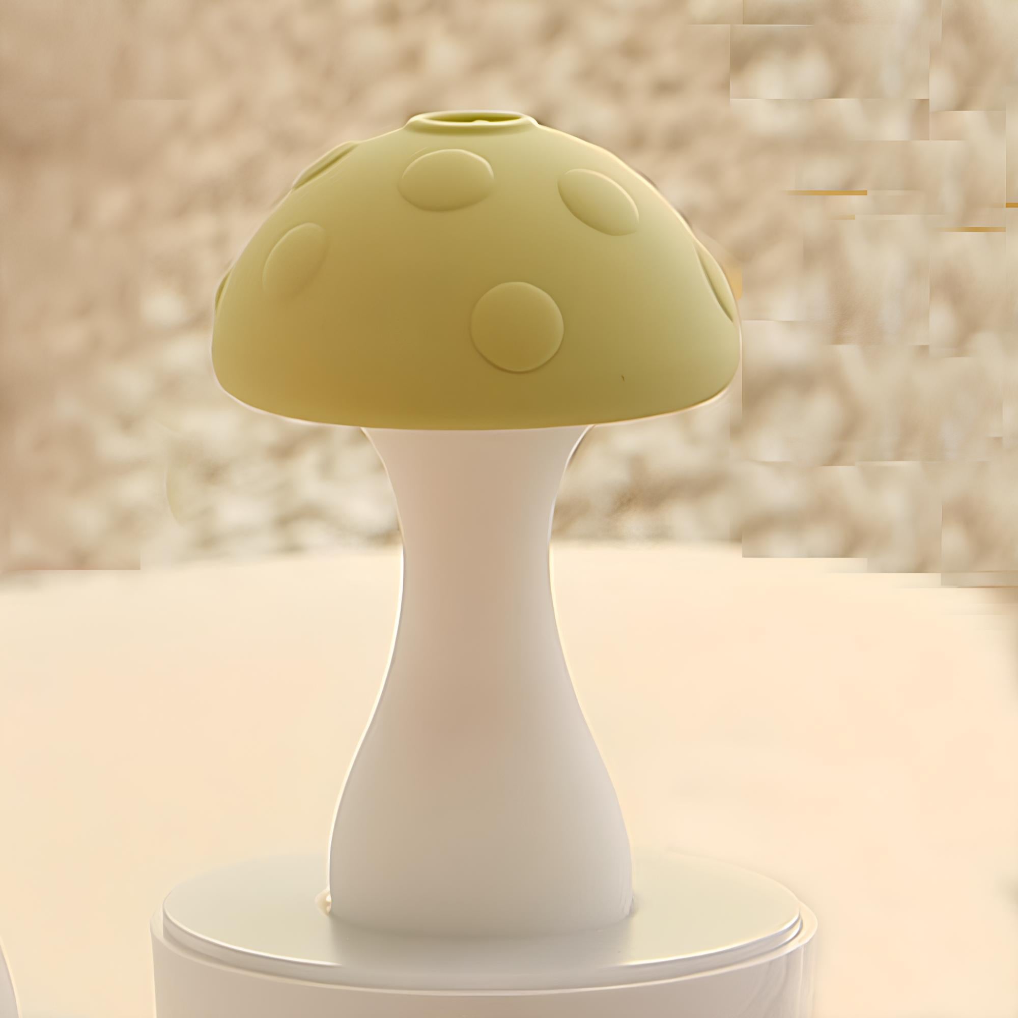 Mushroom Clitoral Sucking Stimulation Vibrator With Luminous Dust Cover