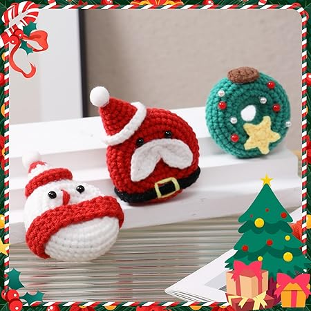 🎄🎅Christmas Presale - 49% OFF - Christmas DIY cute Crochet Kits decoration