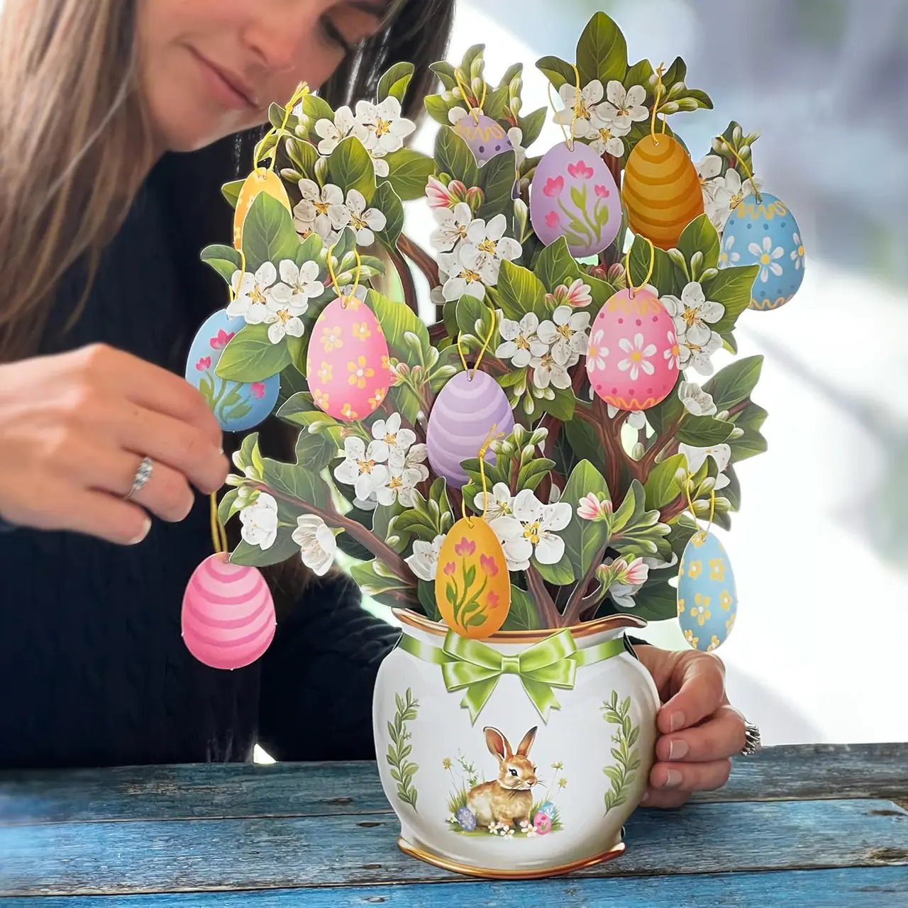 🎁TikTok Last Day Sale - 70% OFF✝️Easter 3D Flower Egg Greeting Card🥚