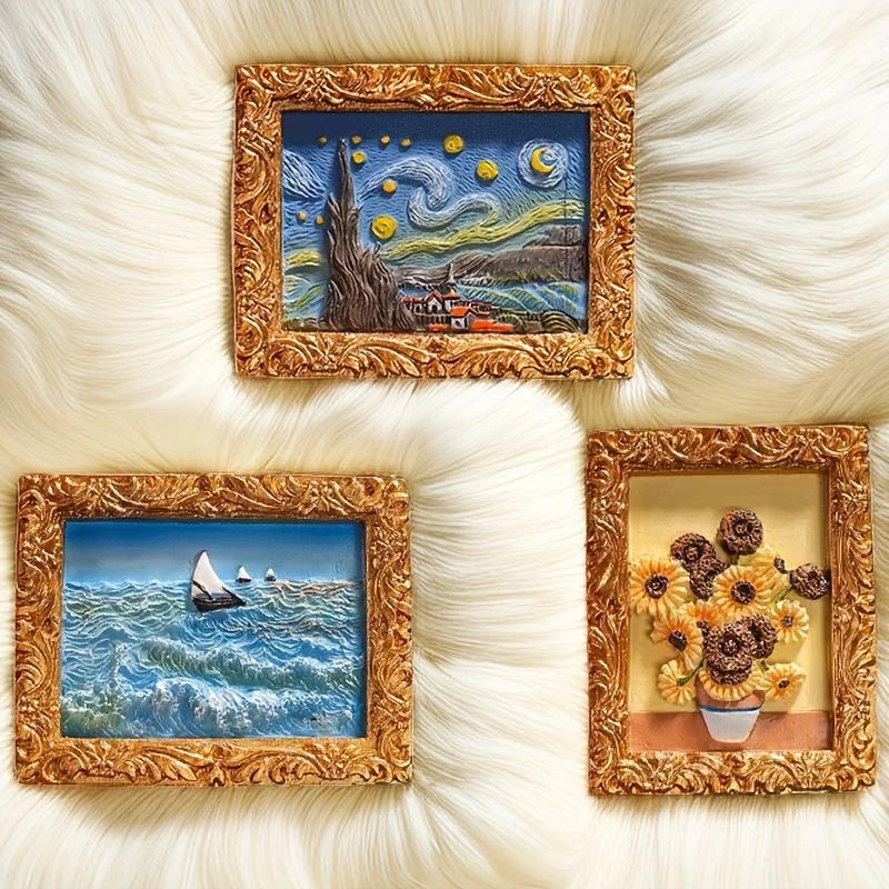 🎉Letzter Tag 49% Rabatt🔥Van Gogh inspiriertes Kühlschrankmagnet-Set