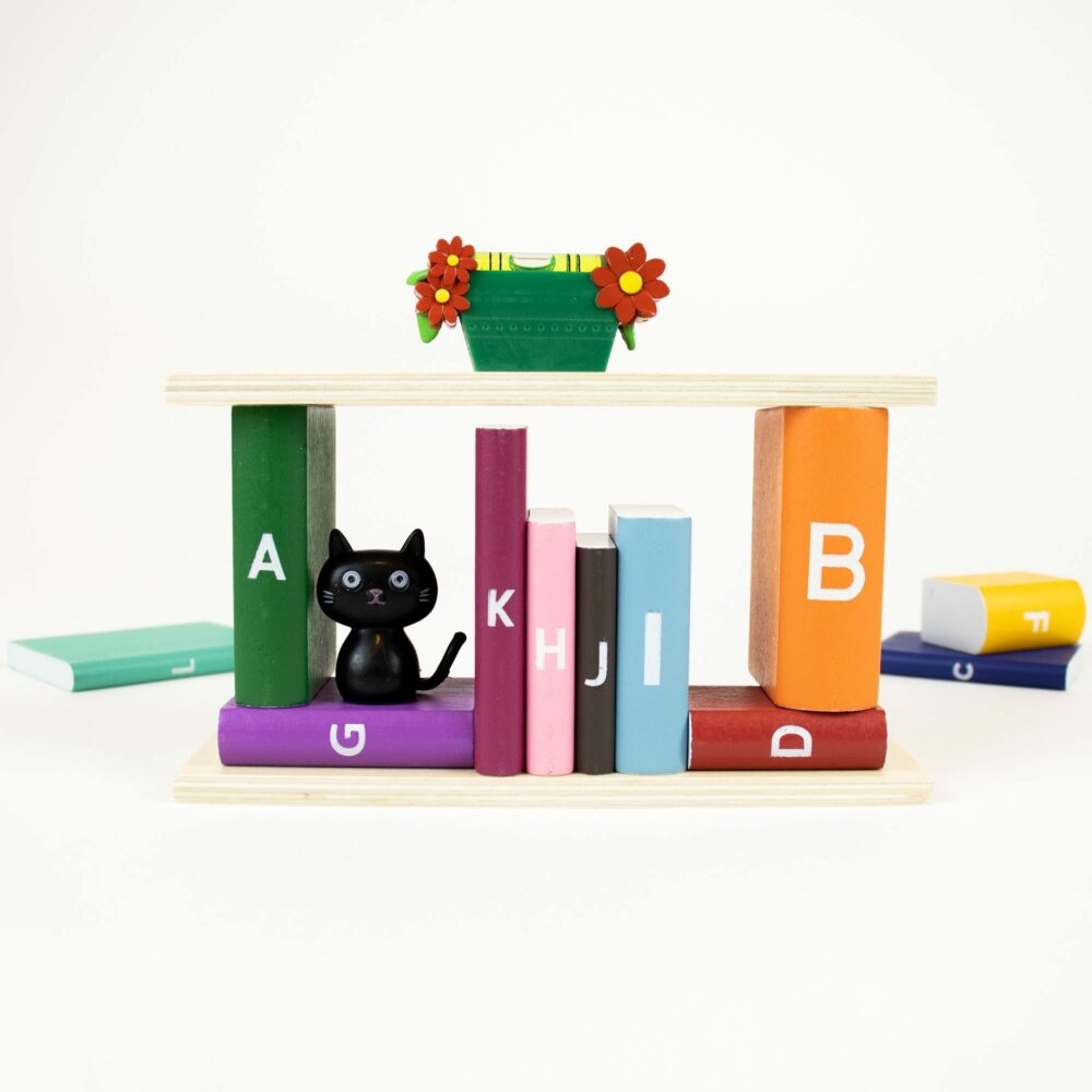 📚Novel Stacking Puzzle - Cat Book House😺