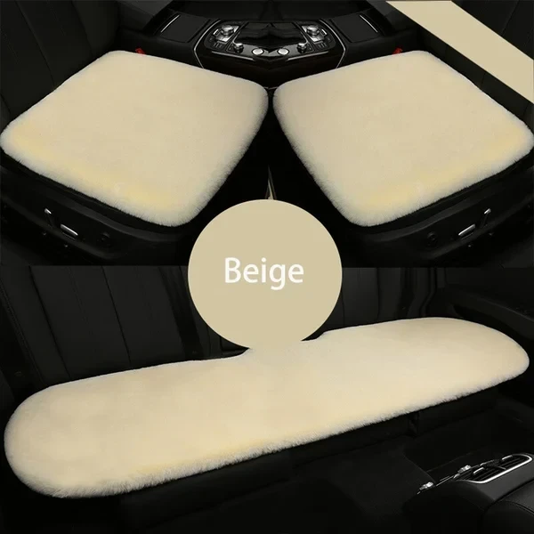 Plush Car Seat Cushion.