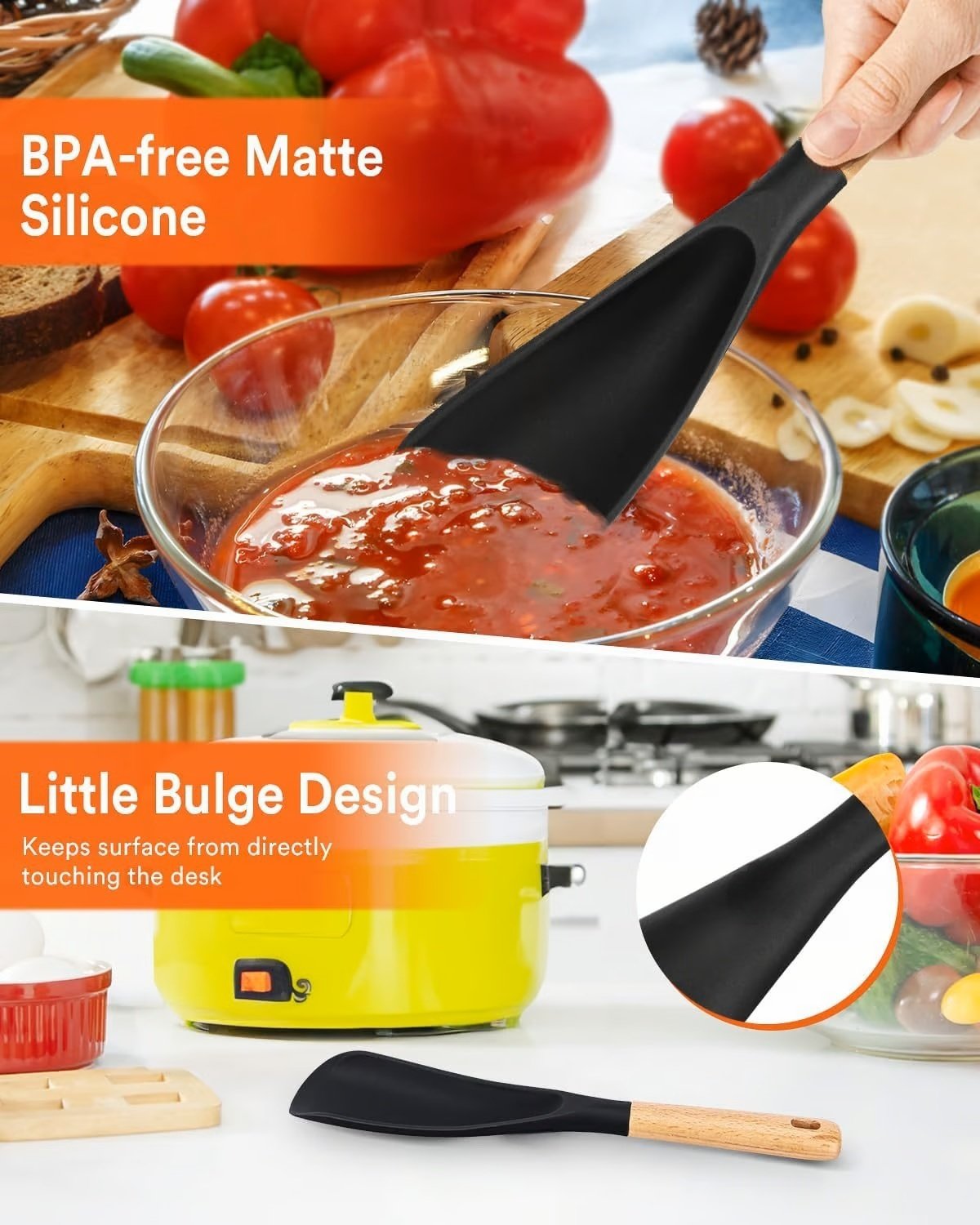 🔥Last Day 49% OFF - Multifunction Spatula Cooking Spoon