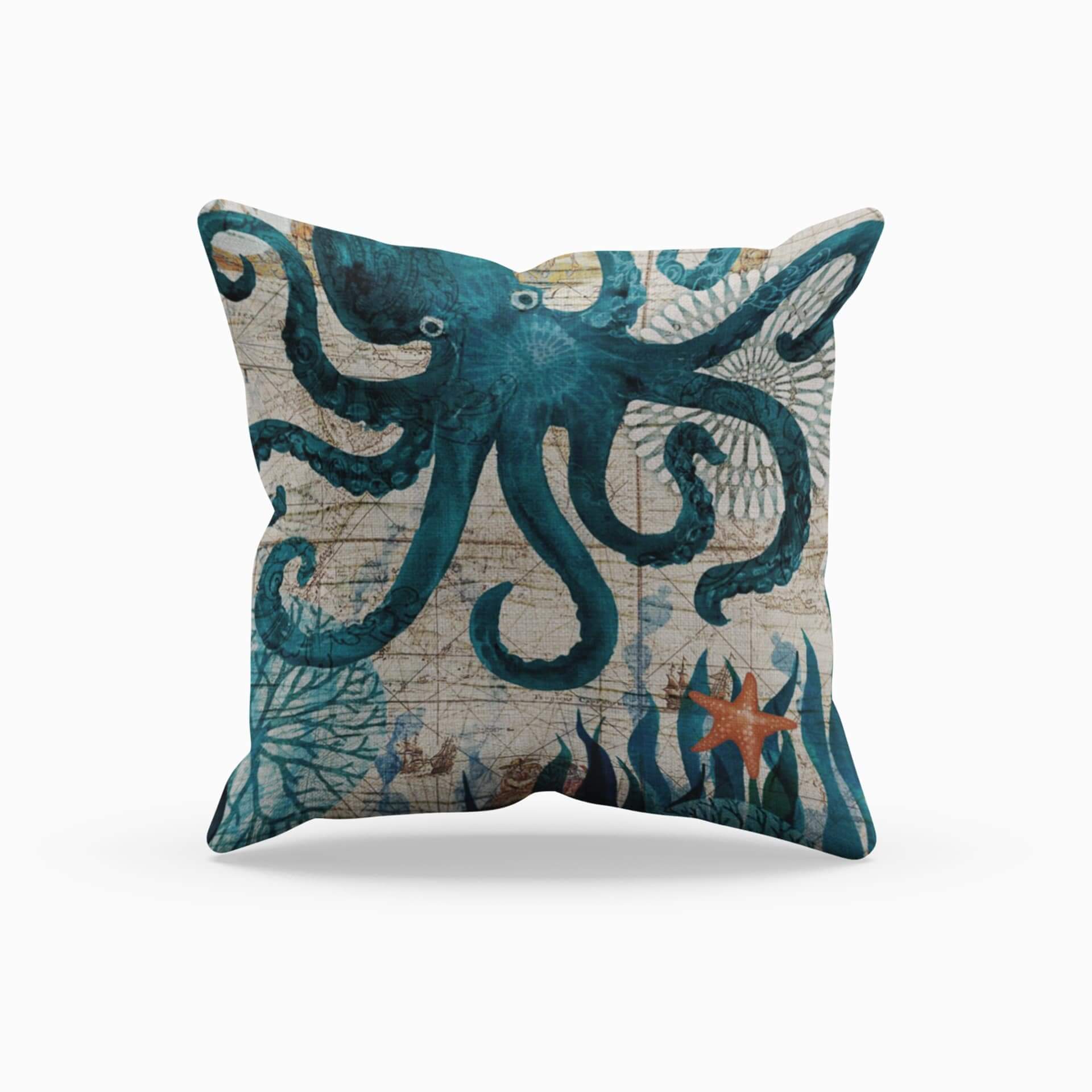 🐙Handmade Sea Life Cushion Covers