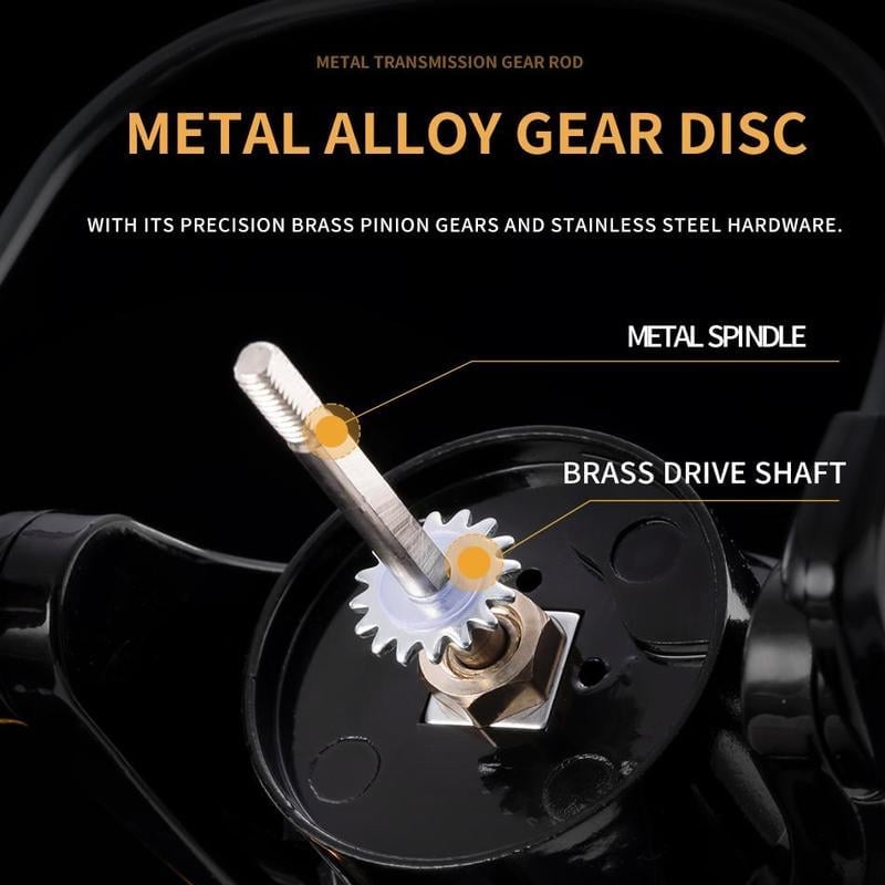 🔥Last Day 49% OFF-Fishing Reel-Metal Alloy Gear Disc Fishing Reel🐟