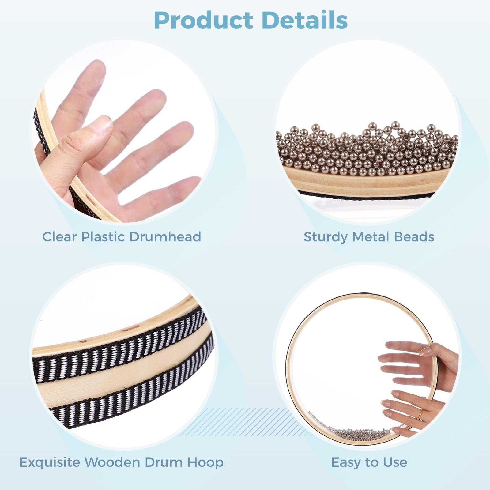 🔥Last Day 50% OFF - 4/6/8/10/12 Inch Ocean Drum