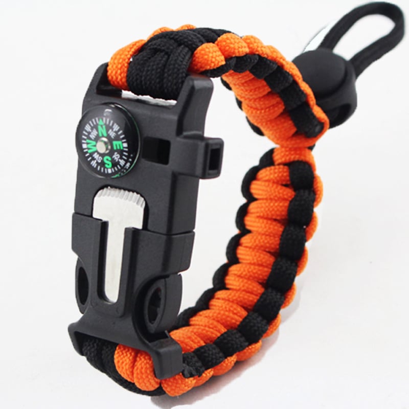 Emergency Paracord Bracelets- Best Wilderness Survival-Kit for Camping