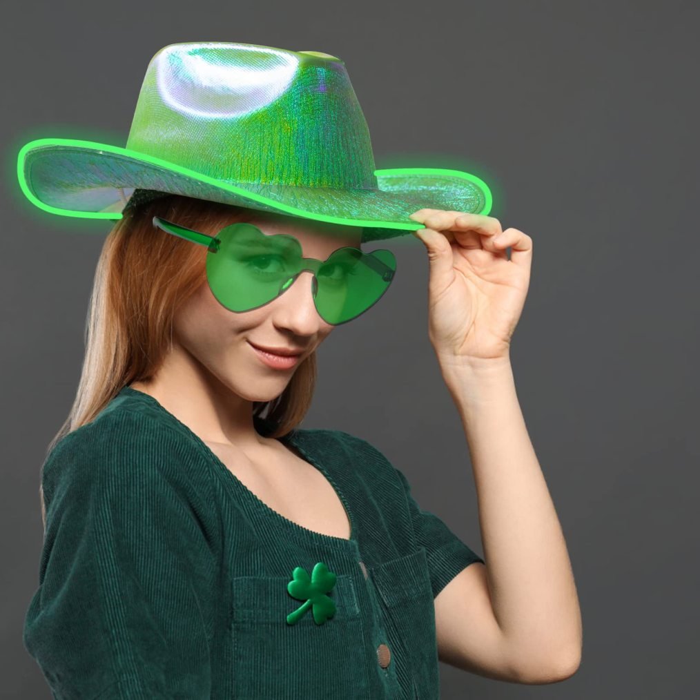 🔥Last Day Promotion 48% OFF-🤠-Cowboy Wireless LED Party Hat (Buy 2 Free Shipping)