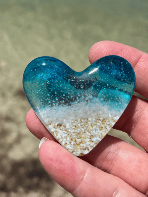 🔥Last Day Promotion - 70% OFF🎁🎄Glass Beach Pocket Heart