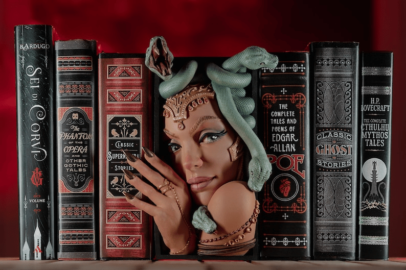 🎅Christmas Promotion 48% OFF-🎁- Medusa Book Nook🐍