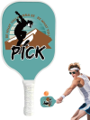 Pickle Ball Set,Paddle Ball Accessories, Paddles With Honeycomb Core - Fiberglass Rackets And Paddles For Contest And Daily Training Onlynery