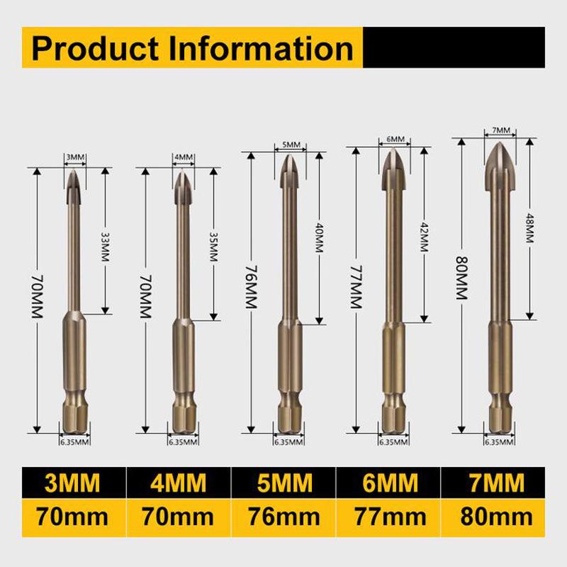 (🔥Black Friday Sale - 48% OFF) Efficient Universal Drill Bit Set