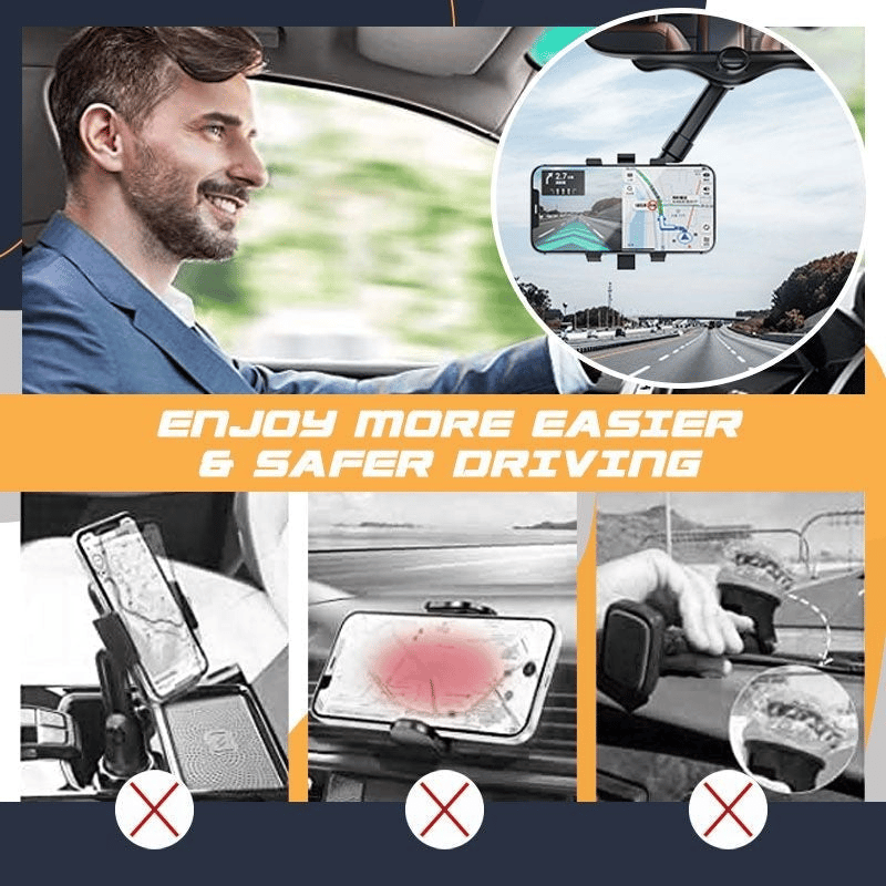 🌊🌊🌊🌞SUMMER HOT SALE 40% OFF - Rotatable Retractable Car Phone Holder(🔥🔥BUY 2 FREE SHIPPING)