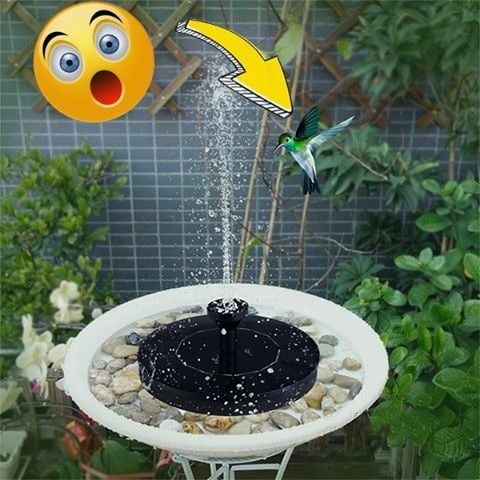 🔥Letzter Tag 49 % RABATT🚿verbesserter solarbetriebener Brunnen für den Außenbereich