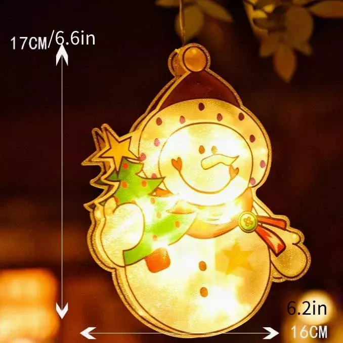 (🔥2024 BEST GIFT TO FAMILY🔥)🎄Christmas Window Hanging Lights