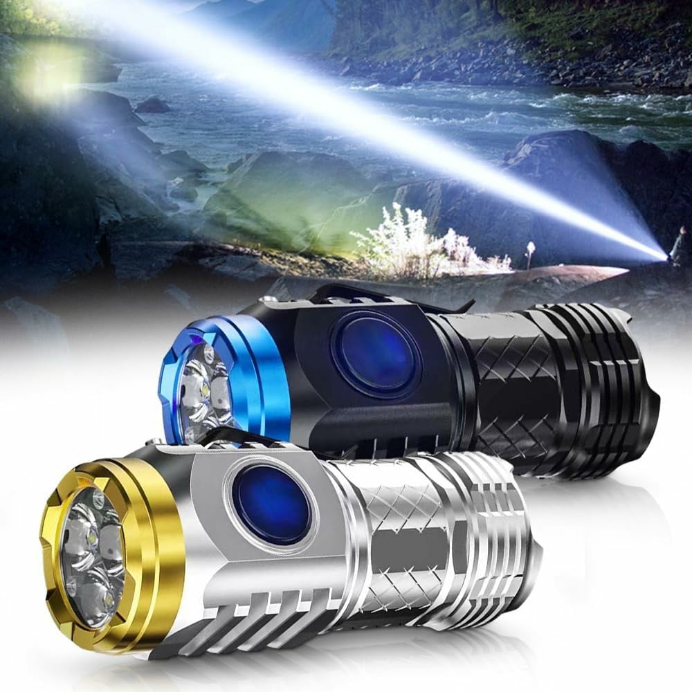 LAST DAY 50% OFF🔥Three-Eyed Monster Mini Flash Super Power Flashlight