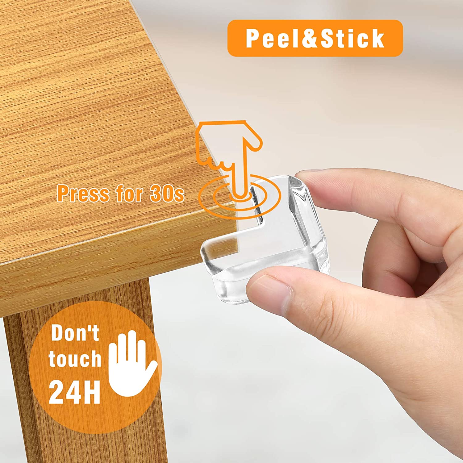 SILICONE TABLE CORNER PROTECTORS--4PCs/Set(Buy 5 get 3 Free & Free shipping)