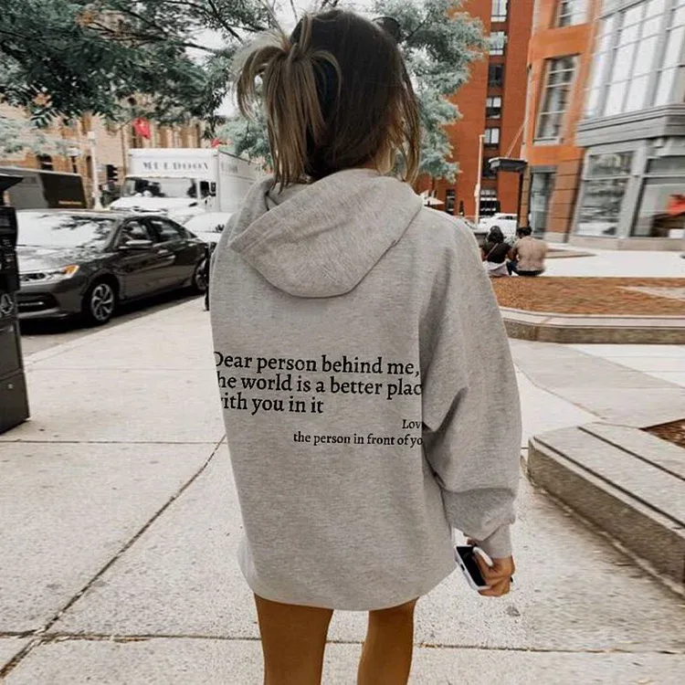 (🎉Last Day Promotion 50% OFF) 'Dear Person Behind Me' Sweatshirt - Buy 2 Get Extra 10% OFF & FREE SHIPPING