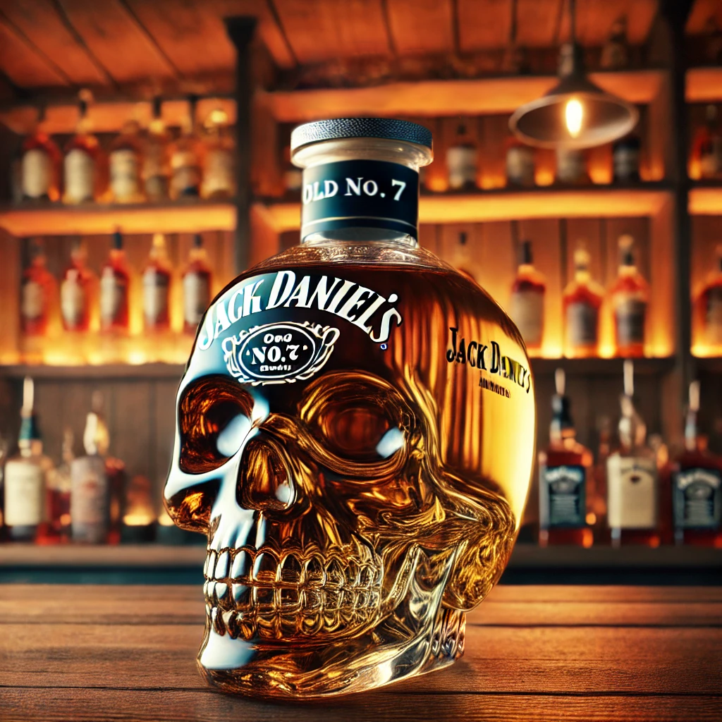 Handmade  Funny Whiskey Skull Bottle (BUY 2 GET FREE SHIPPING)