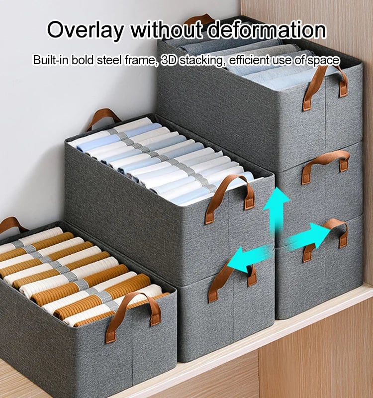 ⚡Last DAY 70% OFF🎁Foldable closet storage box-Buy 2 Free VIP Shipping