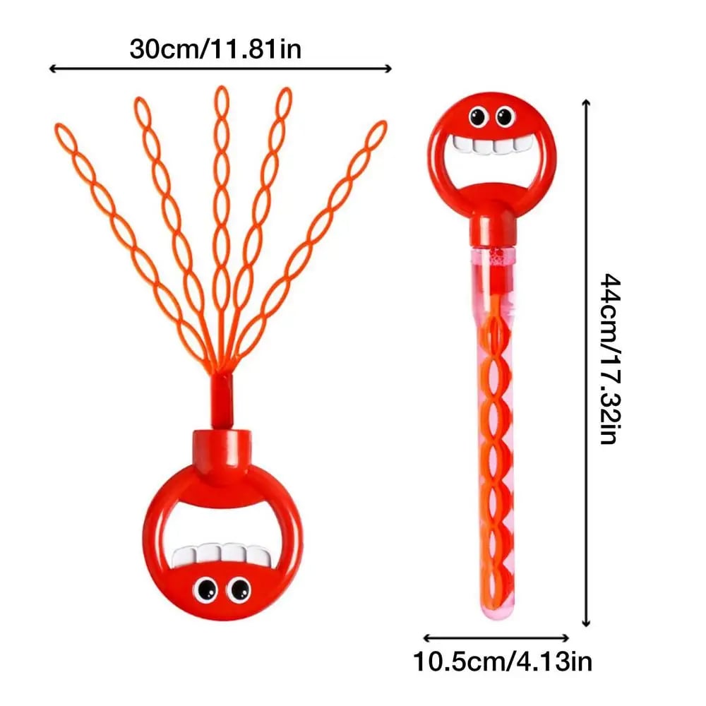 💖Mother's Day Promotion 48% OFF-🎁-New 32-hole Five-claw Smiley Face Bubble Wand