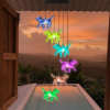 Dogs Color Changing Solar Wind Chime