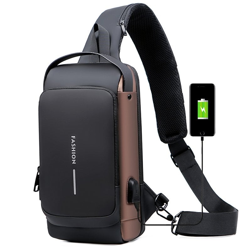 🔥Last Day Promotion- SAVE 70%🔥USB charging sport sling  Anti-theft shoulder bag(Buy 2 Free Shipping)