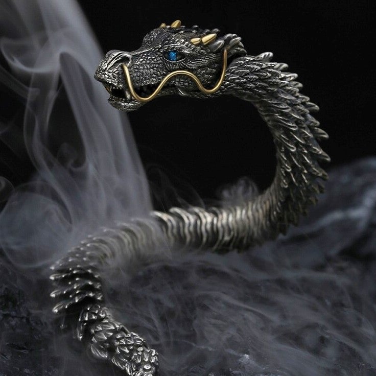 (🎉Last Day Promotion 50% OFF) Unleashing the Power of Handmade Golden Horn Dragon Bracelet