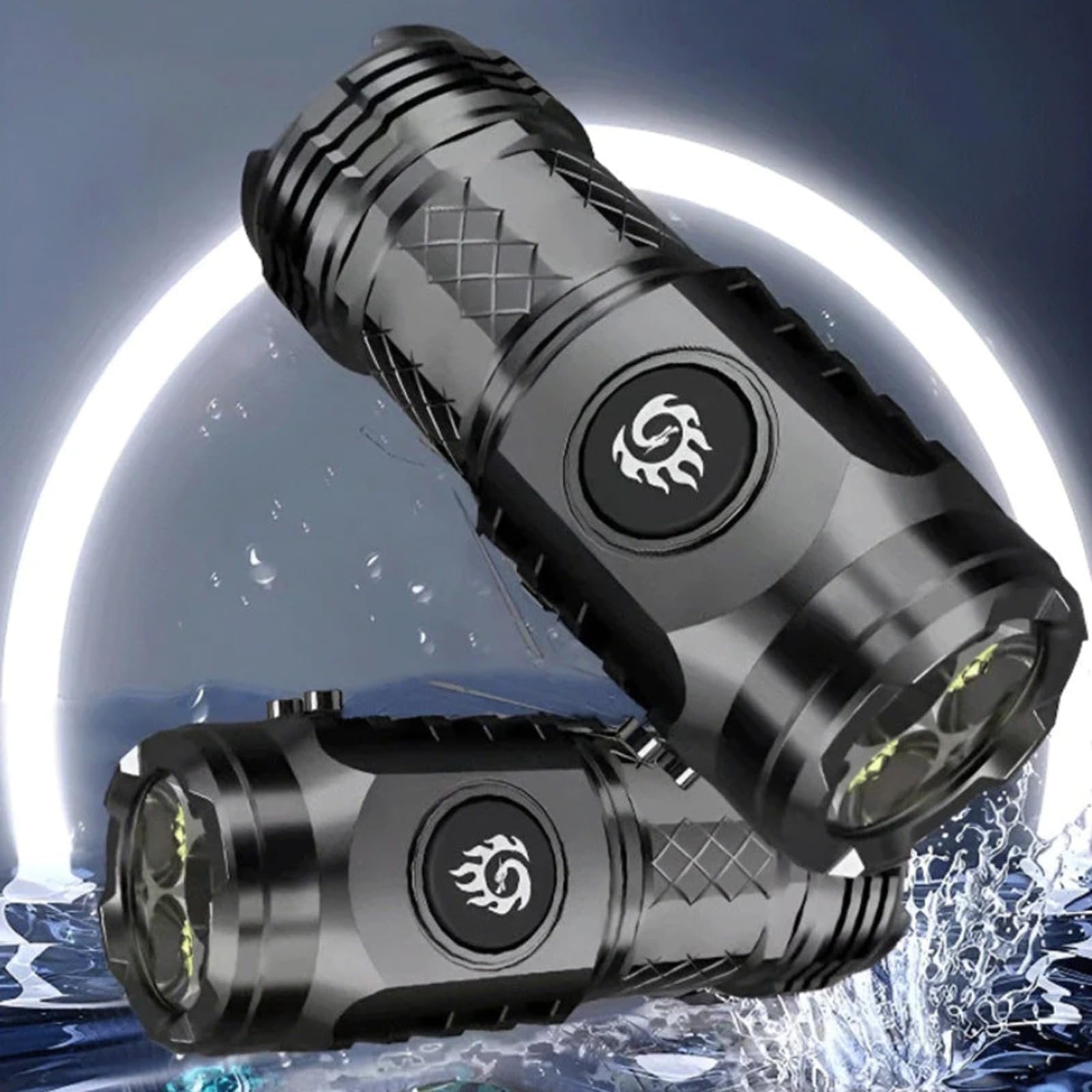 (🔥Last Day Promotion 70%) German Three-eyed Monster Mini Flash Super Power Flashlight