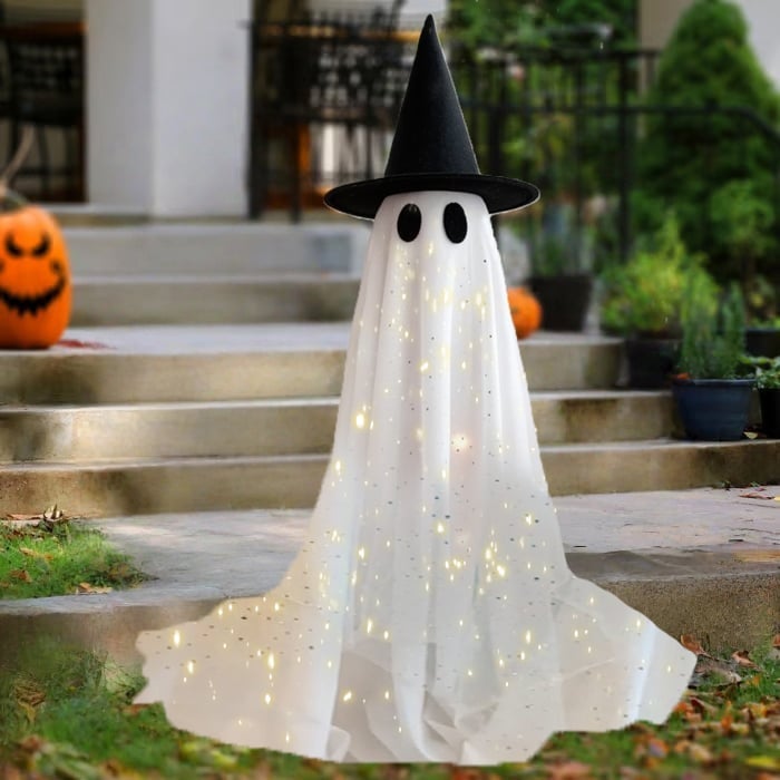 🔥Halloween Decoration Top 1 - 👻✨Giant Glittering Ghost - outdoor/indoor