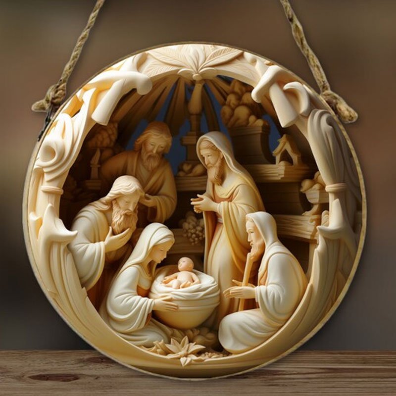 Nativity Christmas Ornament