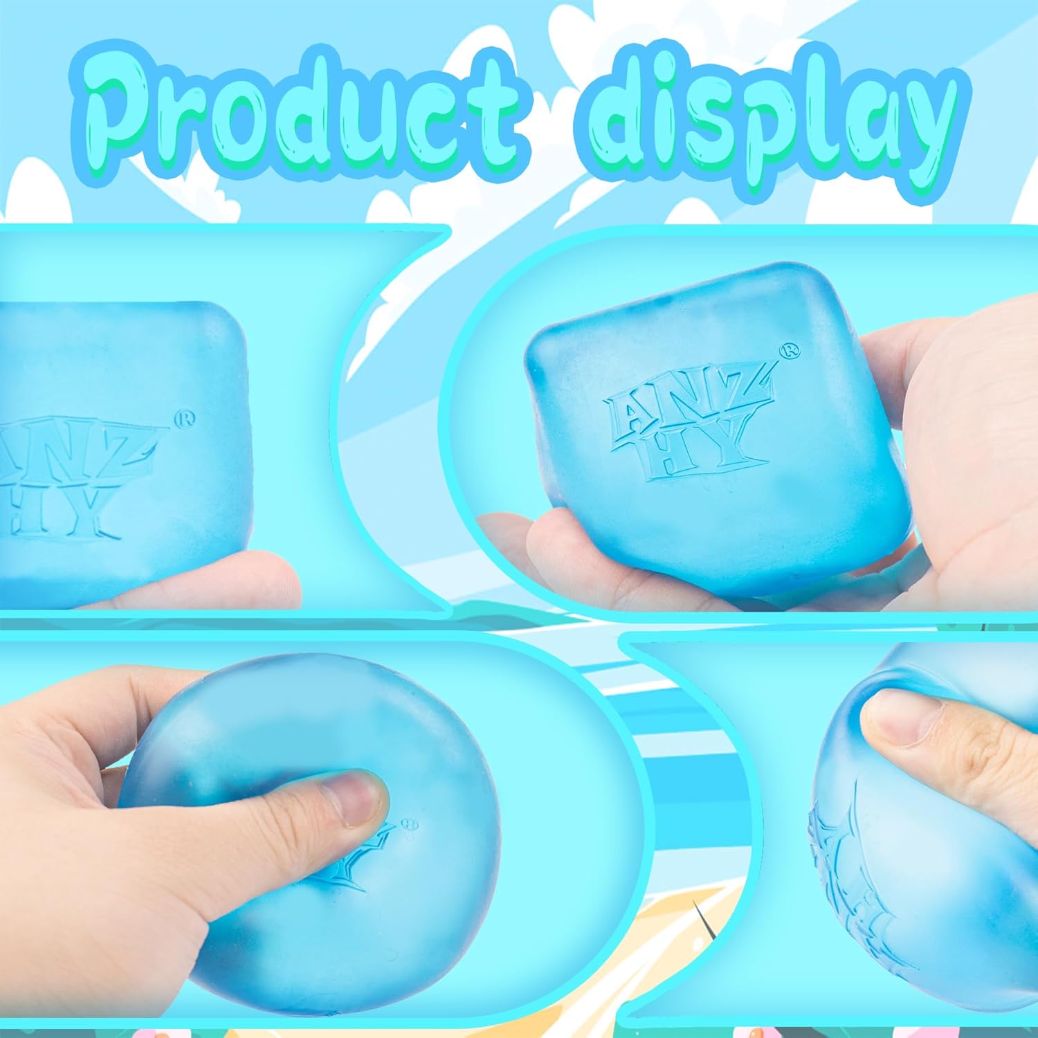 Needoh Nice Cube – Fun Squishy Toy for Kids & Adults