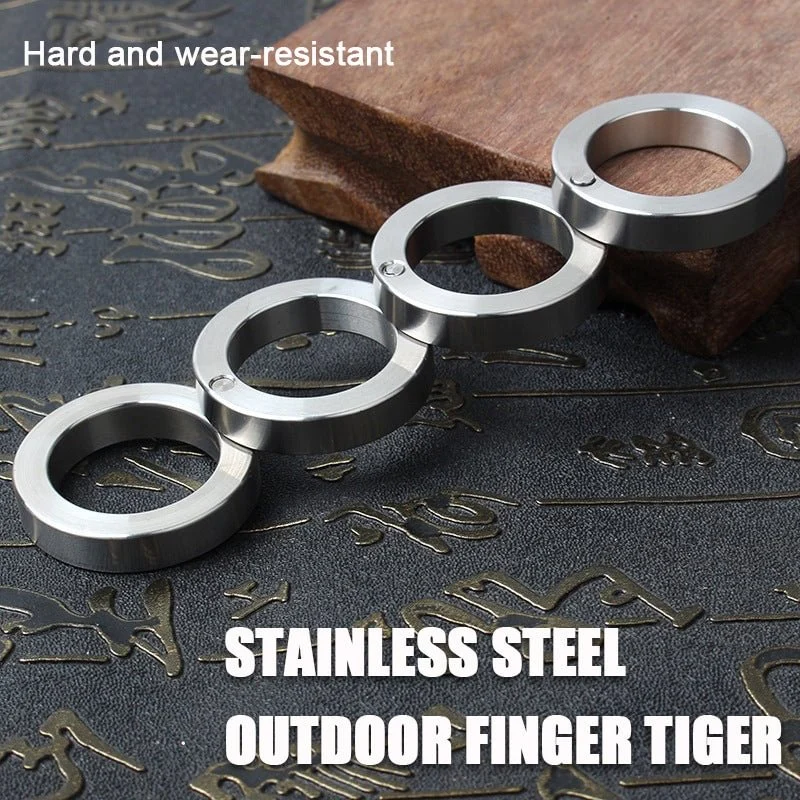 👊Stainless Steel Outdoor Rotatable Folding Ring👊