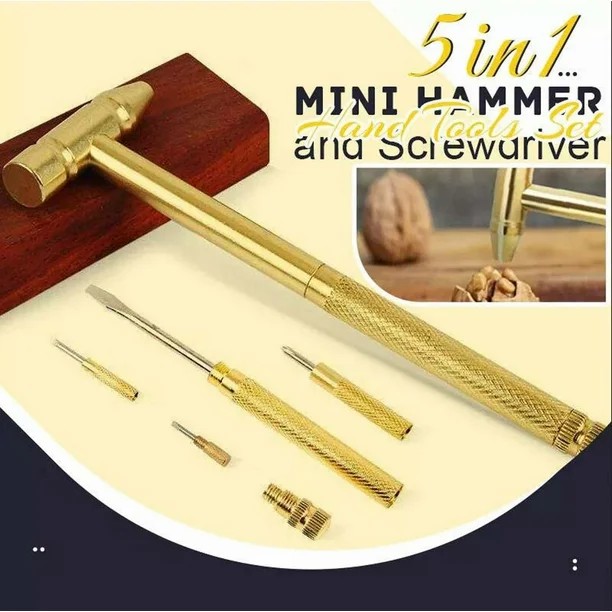 LAST DAY 50% OFF🔥6 in1 Micro Mini Multifunction Copper Hammer-Buy 2 Get 1 Free