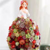 （💖2022 Early Summer Promotion- 45% OFF🌹）Succulent Princess Skirt Flower Stand