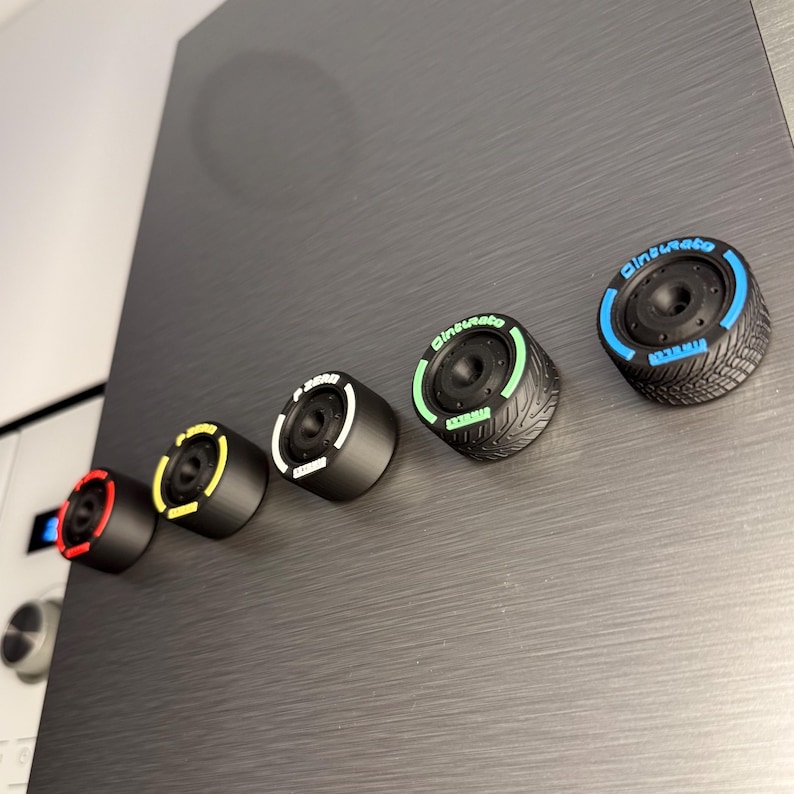 🎁TikTok Last Day Sale - 70% OFF✨Formula 1 Tire Fridge Magnets Full Set – 18” & 13” Replica F1 Tires