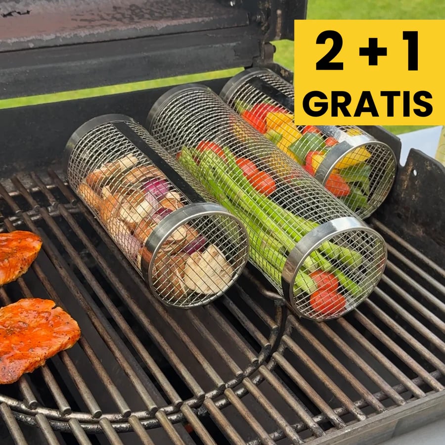 2025✨Letzter Tag 49 % Rabatt🔥Zylindrischer Grillkorb