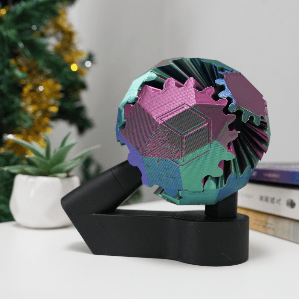 🔥Last Day Promotion 50% OFF🔥3D Printed Electric Rotating Gear Ball