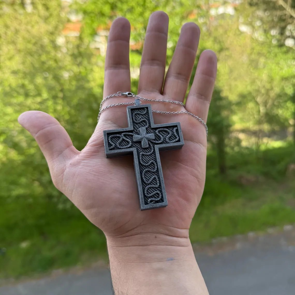 Last Day 50% OFF🔥Thanos 230 Cross Necklace (🔥BUY 2 FREE SHIPPING)