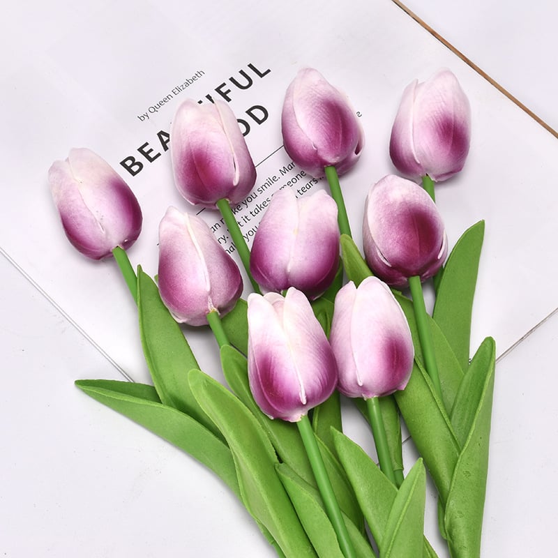 ✨This Week's Special Price $14.95💥UV Resistant Lifelike Artificial Tulips Flowers💐